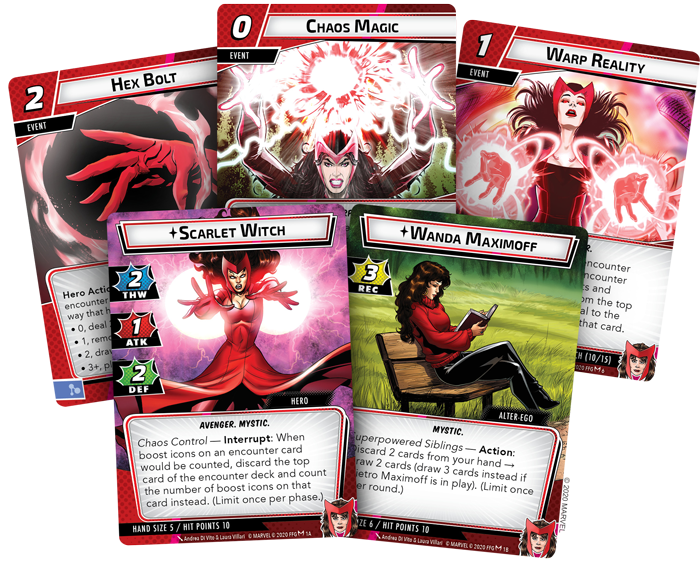 Marvel Champions : The Card Game - Scarlet Witch Hero Pack